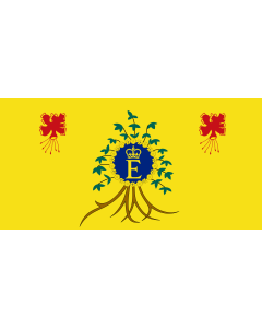Fahne: Flagge: Royal Standard of Barbados | Queen Elizabeth II s personal flag for use in Barbados