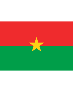 Fahne: Flagge: Burkina Faso