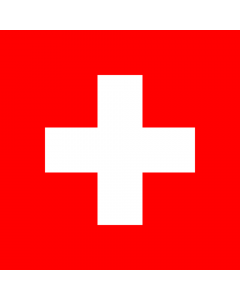 Fahne: Flagge: Schweiz (quadratisch)