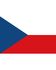 Fahne: Flagge: Tschechien (Tschechische Republik)