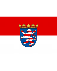 Fahne: Flagge: Hessen