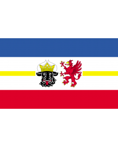 Fahne: Flagge: Mecklenburg-Vorpommern