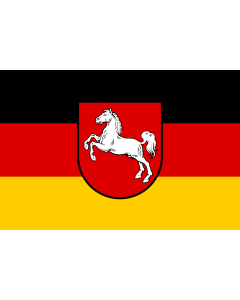 Fahne: Flagge: Niedersachsen
