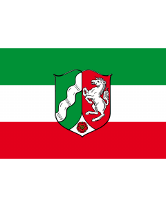 Fahne: Flagge: Nordrhein-Westfalen