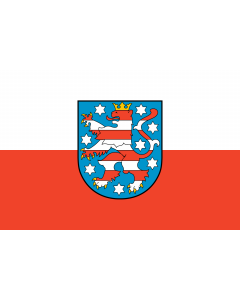 Fahne: Flagge: Thüringen