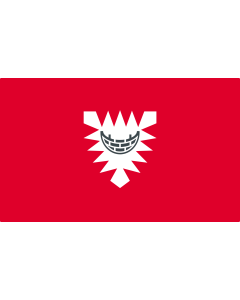 Fahne: Flagge: Kreisfreien Stadt Kiel in Schleswig-Holstein  Die Stadtflagge ist rot
