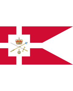 Fahne: Flagge: Standard of the Regent of Denmark | Rigsforstanderflaget
