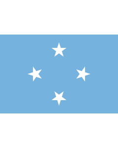 Fahne: Flagge: Mikronesien