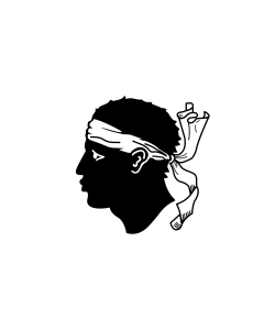Fahne: Flagge: Korsika
