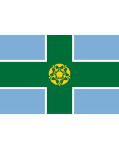 Fahne: Flagge: Derbyshire