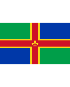 Fahne: Flagge: Lincolnshire