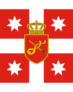 Fahne: Flagge: Georgia. Standard of Chief of General Staff