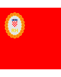 Fahne: Flagge: Präsidenten des kroatischen Parlaments