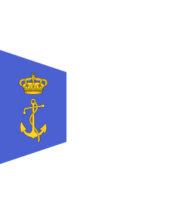 Fahne: Flagge: Burgee of auxiliary fleet of the Regia Marina