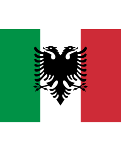 Fahne: Flagge: Italian Arberesh | Arbëreshë people