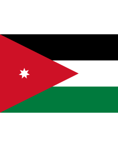 Fahne: Flagge: Jordanien