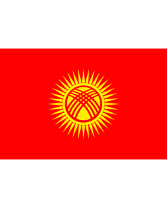 Fahne: Flagge: Kirgisistan