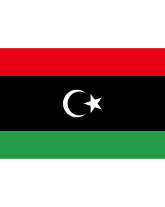 Fahne: Flagge: Libyen