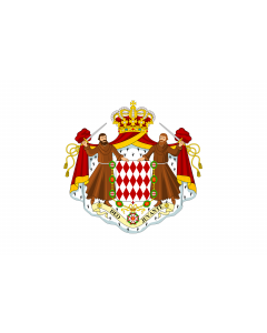 Fahne: Flagge: Monaco