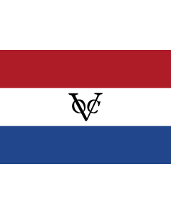 Fahne: Flagge: Dutch East India Company | Compañía Holandesa de las Indias Orientales | Vereenigde Oost-Indische Compagnie | Das Índias Orientais Neerlandesas | Fan de Feriene Eastyndyske Kompanjy | Perserikatan Perusahaan Hindia Timur  VOC | Gendéra Saré