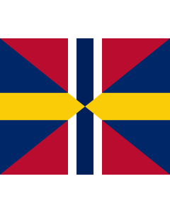 Fahne: Flagge: Union Jack of Sweden and Norway 1844-1905