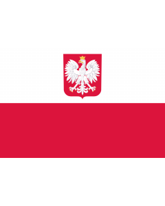 Fahne: Flagge: Polen