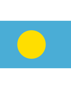 Fahne: Flagge: Palau
