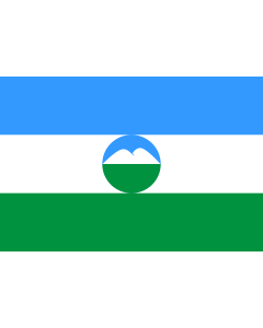 Fahne: Flagge: Kabardino-Balkarien