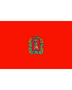 Fahne: Flagge: Krasnoyarsk Kray