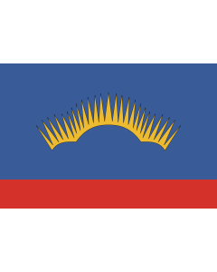 Fahne: Flagge: Oblast Murmansk