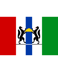 Fahne: Flagge: Oblast Nowosibirsk