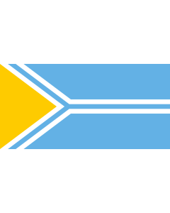 Fahne: Flagge: Tuva  1992 | Флаг Республики Тува 1992-2002
