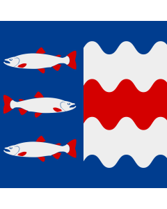 Fahne: Flagge: Västernorrlands
