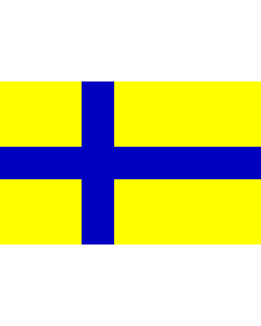 Fahne: Flagge: Ostergotland clear | A variant of Image Flag of Ostergotland