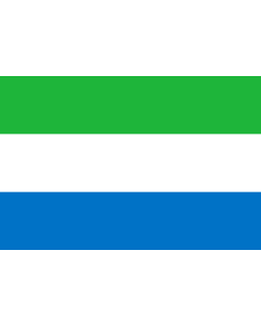 Fahne: Flagge: Sierra Leone