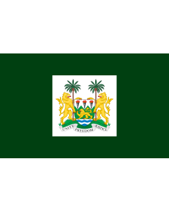 Fahne: Flagge: President of Sierra Leone | Standard of the President of Sierra Leone