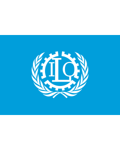 Fahne: Flagge: Internationale Arbeitsorganisation