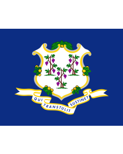 Fahne: Flagge: Connecticut