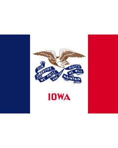 Fahne: Flagge: Iowa