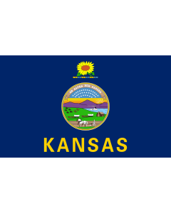 Fahne: Flagge: Kansas