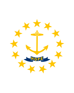 Fahne: Flagge: Rhode Island