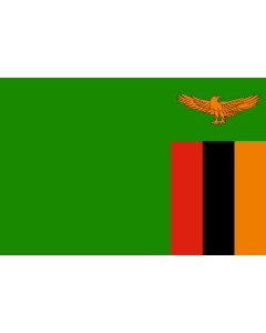 Fahne: Flagge: Sambia