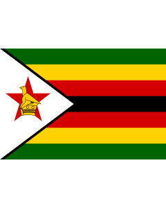 Fahne: Flagge: Simbabwe