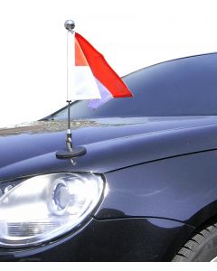  Magnetisch haftende Auto-Flagge Diplomat-1-Chrome Monaco
