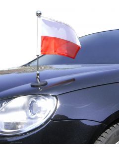 Magnetisch haftende Auto-Flagge Diplomat-1-Chrome Polen