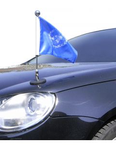  Magnetisch haftende Auto-Flagge Diplomat-1.30-Chrome Vereinte Nationen