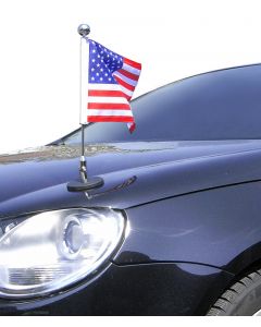  Magnetisch haftende Auto-Flagge Diplomat-1-Chrome USA