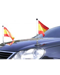  Paar  Magnetische Auto-Fahne Diplomat-1 Spanien