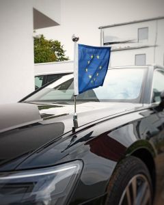 Auto-Flaggen-Ständer Diplomat-Z-Chrome-PRO-Audi-A6-C8 für Audi A6 (C8) (2018-2025)
