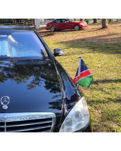 Auto-Flaggen-Ständer Diplomat-Z-Chrome-PRO-MB-W221 für Mercedes-Benz S (W221) (2005-2013)